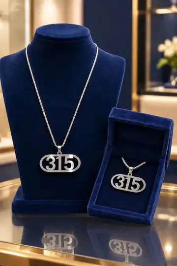گردنبند ابجد لاتین ۳۱۵