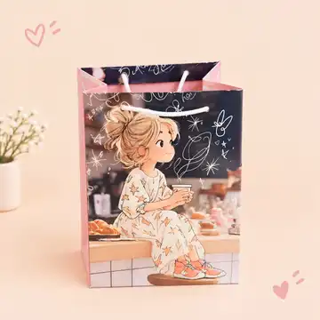پاکت کادویی طرح دختر