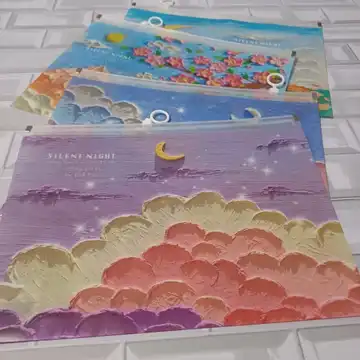 پوشه آ۴ گوشه فلزی طرح طبیعت