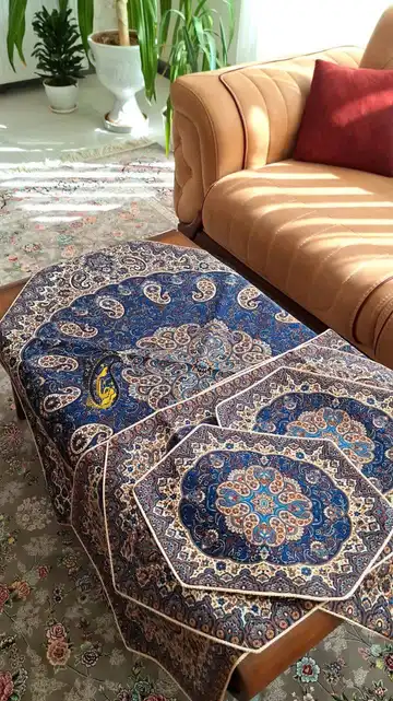 سرویس ۵تیکه رومیزی ترمه
