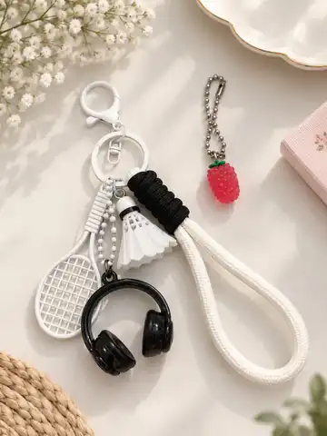 چارم بگ ورزشی سفید مشکی