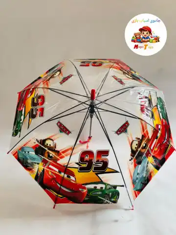 چتر شیشه ای طرح دار بچگانه