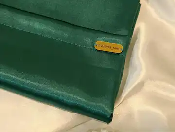 ست روبالشی ساتن سبز درباری