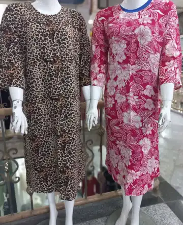 پیراهن ساحلی نخی