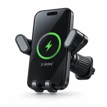 هولدر شارژر وایرلس خودرو ایکس کین مدل XK-HOLDER22 | پایه نگهدارنده با شارژ سریع 15 وات