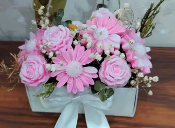 باکس گل شمع