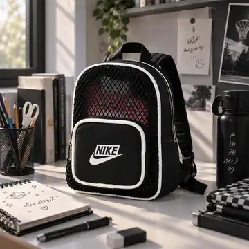 کوله نایک (NIKE) مشکی توری سایز بزرگ