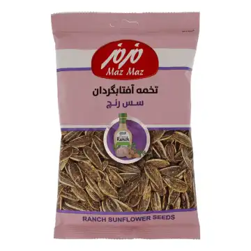 تخمه آفتابگردان با طعم سس رنچ مزمز - 105 گرم