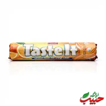 بیسکویت 105 گرم کرمدار پرتقال تست ایت شیرین عسل