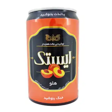 نوشیدنی مالت بدون الکل هلو ایستک حجم 330 میلی لیتر