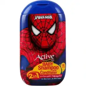 شامپو بچه اکتیو مدل Spider Man مقدار 280 گرم