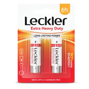 باتری قلمی لکلر مدل Extra Heavy Duty بسته 2 عددی