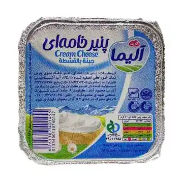 پنیر خامه ای آلیما 100گرمی