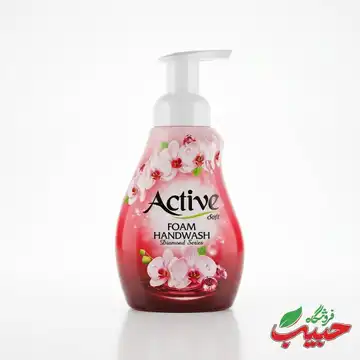 فوم دستشویی اکتیو سری دیاموند مدل صورتی وزن 500 گرم