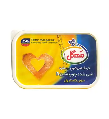 کره گیاهی کم چرب مهگل (بدون کلسترول) 250 گرم