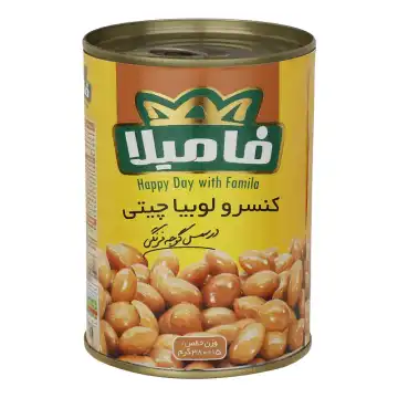 کنسرو لوبیا چیتی فامیلا - 380 گرم