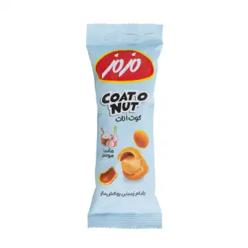 بادام زمینی روکش دار ماست موسیر مزمز - 40 گرم