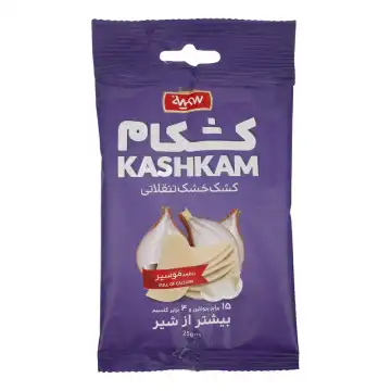کشک خشک کشکام با طعم موسیر سمیه - 25 گرم