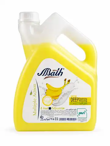 مایع دستشویی بس با رایحه شیر و موز حجم 3500 میلی لیتر
