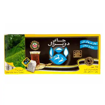 چای کیسه ای دوغزال عطری 25 عددی