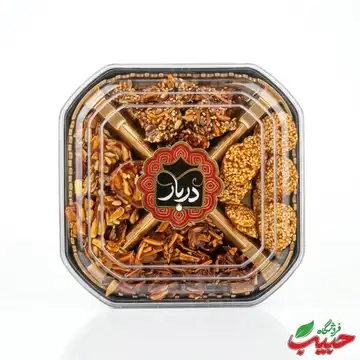 سوهان عسلی 4 مغز دربار 300گرم
