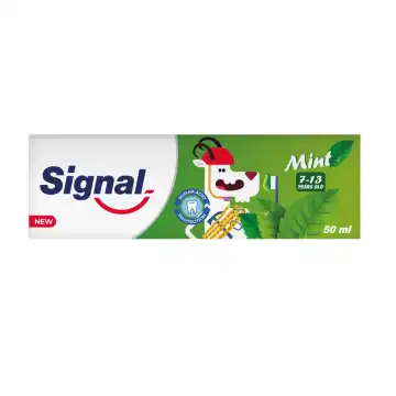 خمیر دندان کودک سیگنال مدل Mint حجم 50 میلی لیتر