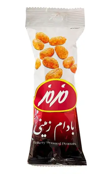 بادام زمینی برشته مزمز _ 40گرم