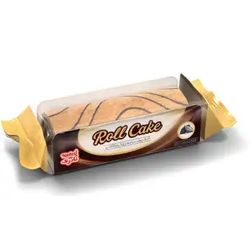 کیک رولت با مغزی کرم کاکائو نادری - 90 گرم