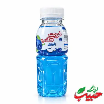 آبمیوه تکه نارگیل با طعم بلوبری فروت کلاب (۳۲۰ میلی‌لیتر)