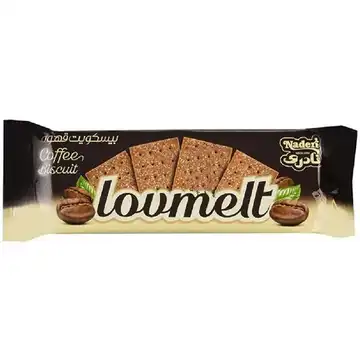 بیسکویت قهوه لاو ملت نادری - 90 گرمی