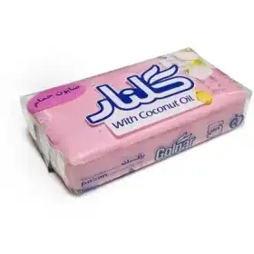 صابون صورتی گلنار با روغن نارگیل وزن 130 گرم