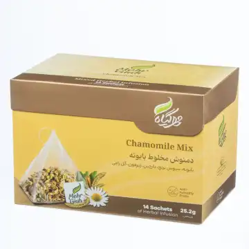 دمنوش بابونه مهرگیاه بسته 14 عددی