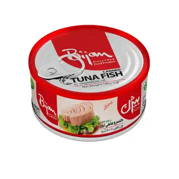 تن ماهی در روغن گیاهی بیژن _ 180گرم