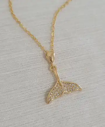 گردنبند دم وال کد 13720